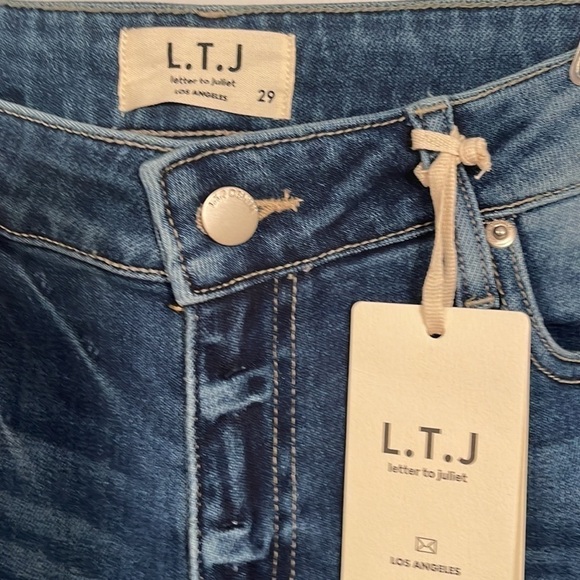L.t.j. LETTER TO JULIET Siena Scoop Undone Hem Skinny Jeans - Picture 6 of 12